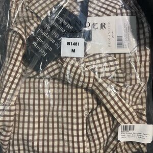 Pomander Place Brown Gingham
Seersucker Zacara Dress